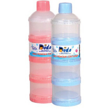 kontainer tempat susu bubuk bayi dodo 4 tingkat atau 3 tingkat