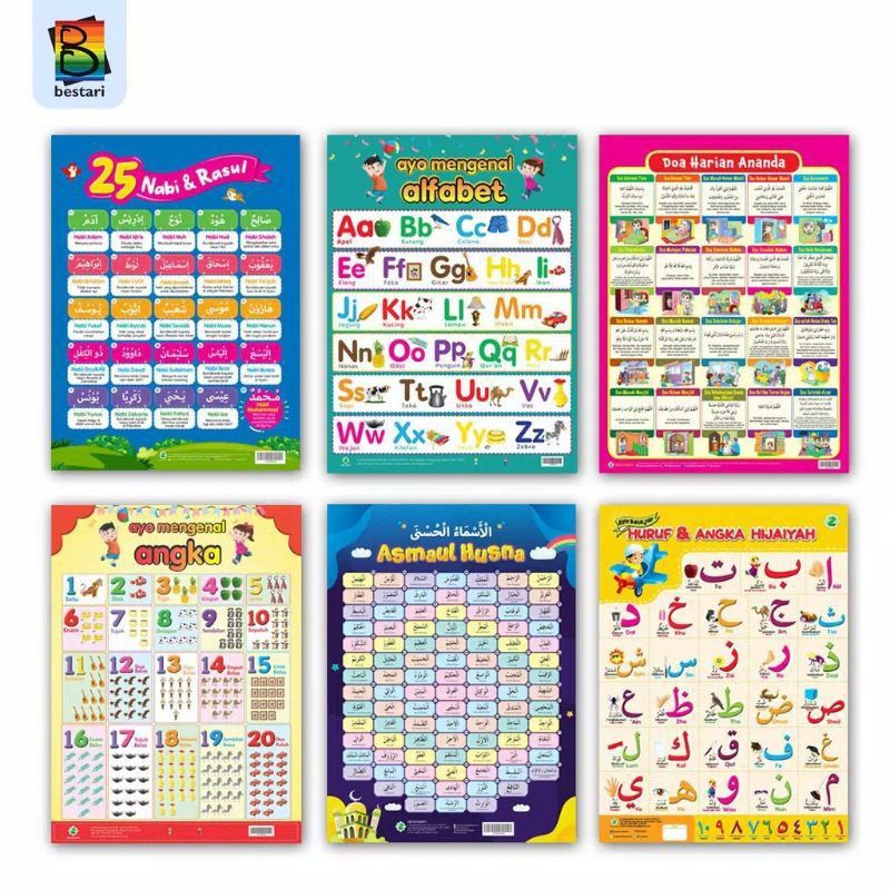 APE - Poster Cerdas Paud - Poster Anak Paud - Poster Penunjang Paud/TK