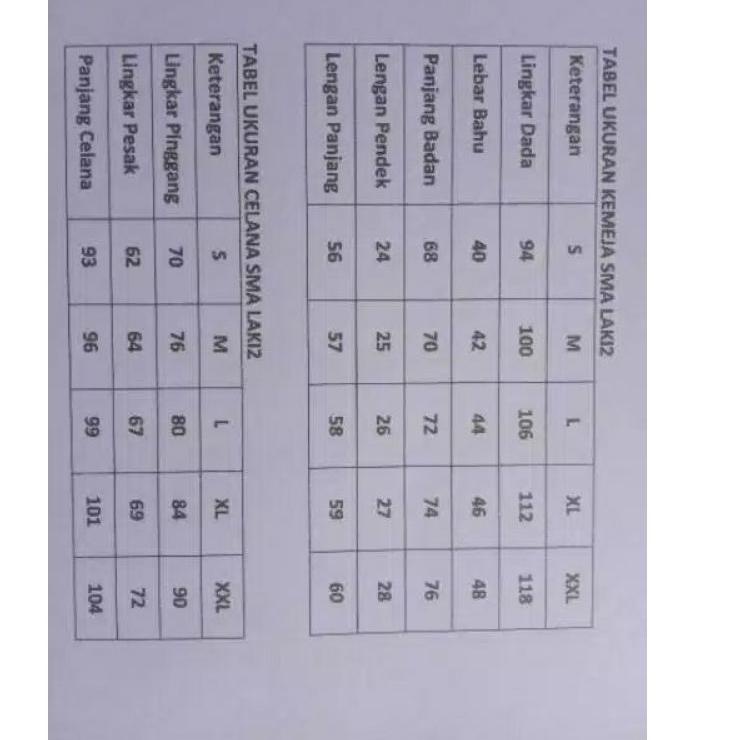 ✿ pola celana seragam SMA murah