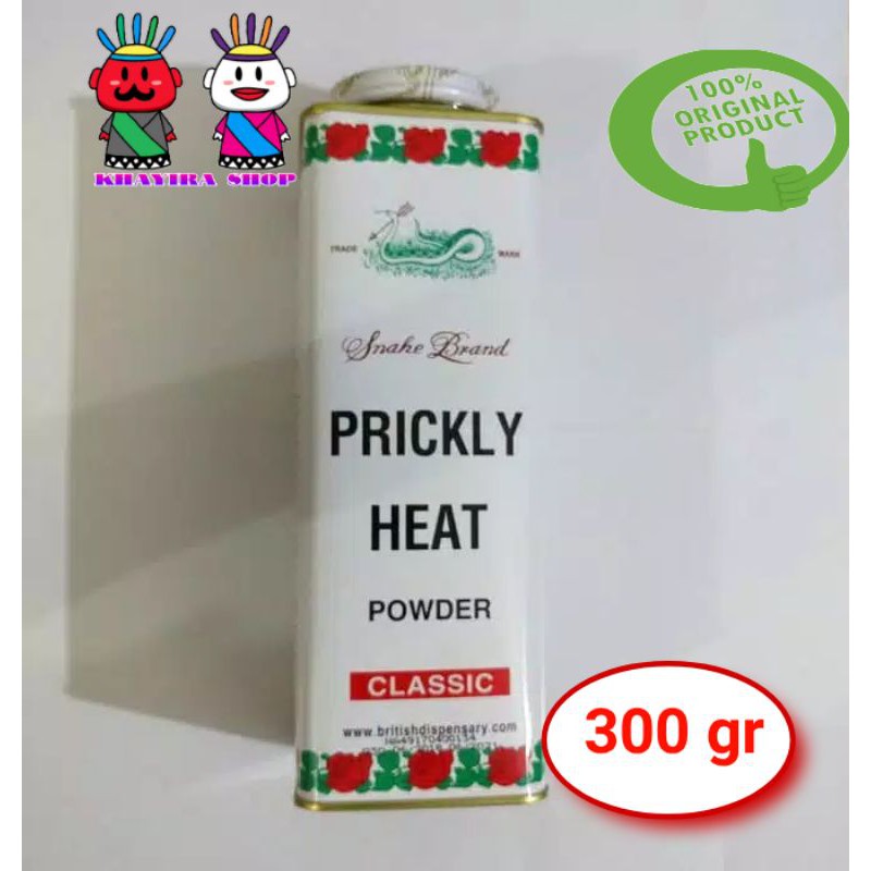 Bedak Prickly Heat Classic 300 gr / Bedak Ular / Bedak Gatal