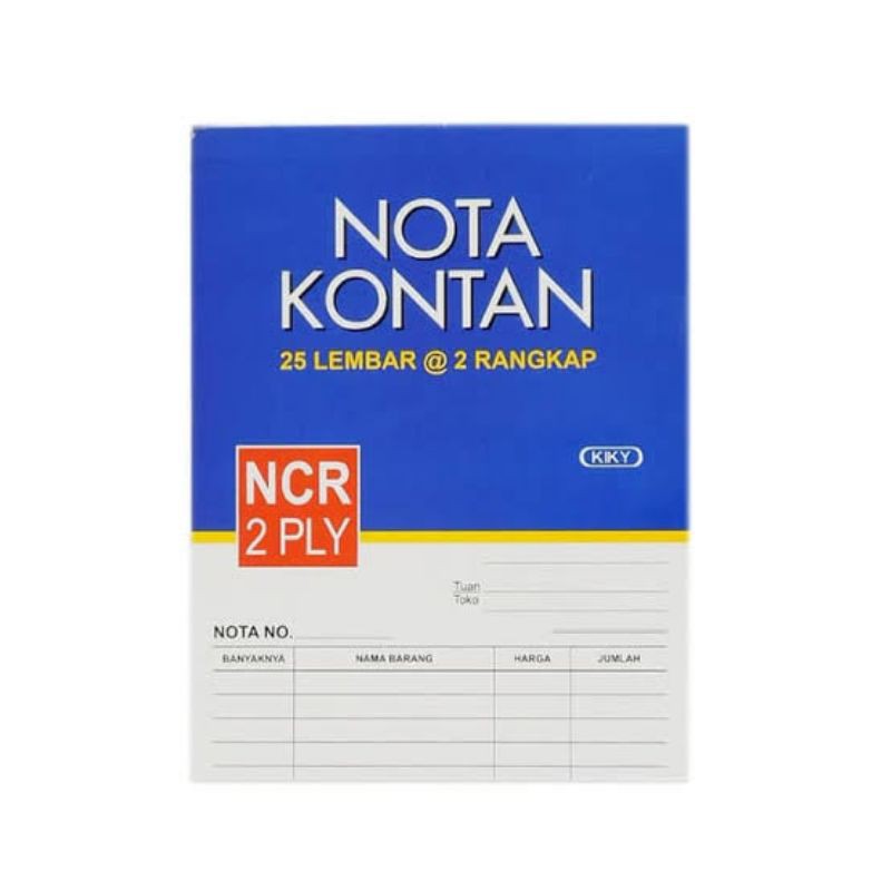 

Nota Kontan 2 ply Besar