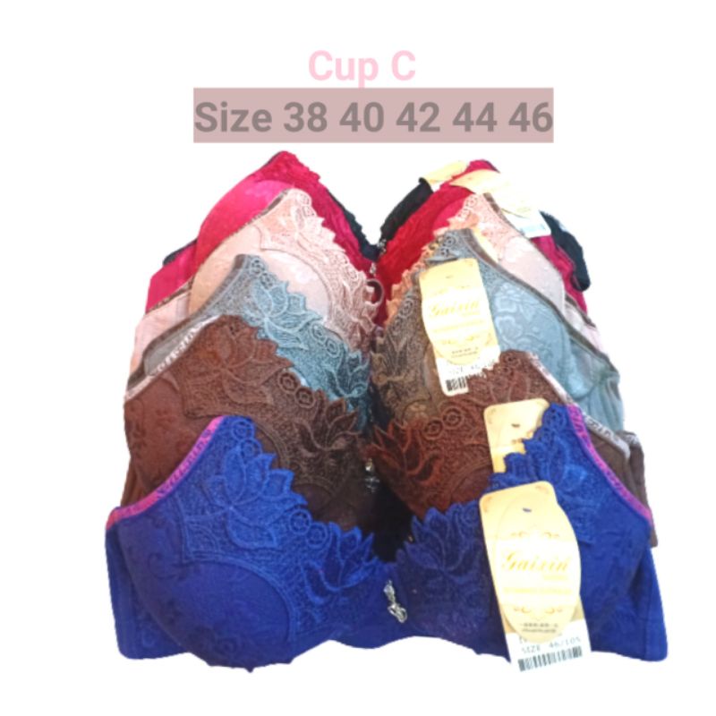 BRA JUMBO GAIXIN BORDIR CUP B/C | bisa pilih warna