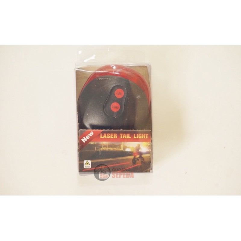 Lampu Sepeda Depan Belakang 1 set pasang di stang dan seatpost import berkualitas terang dan merah-2