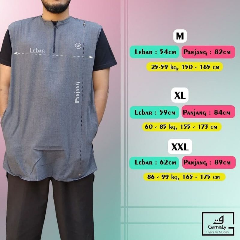 Rompi Sholat Baju Sholat Pria