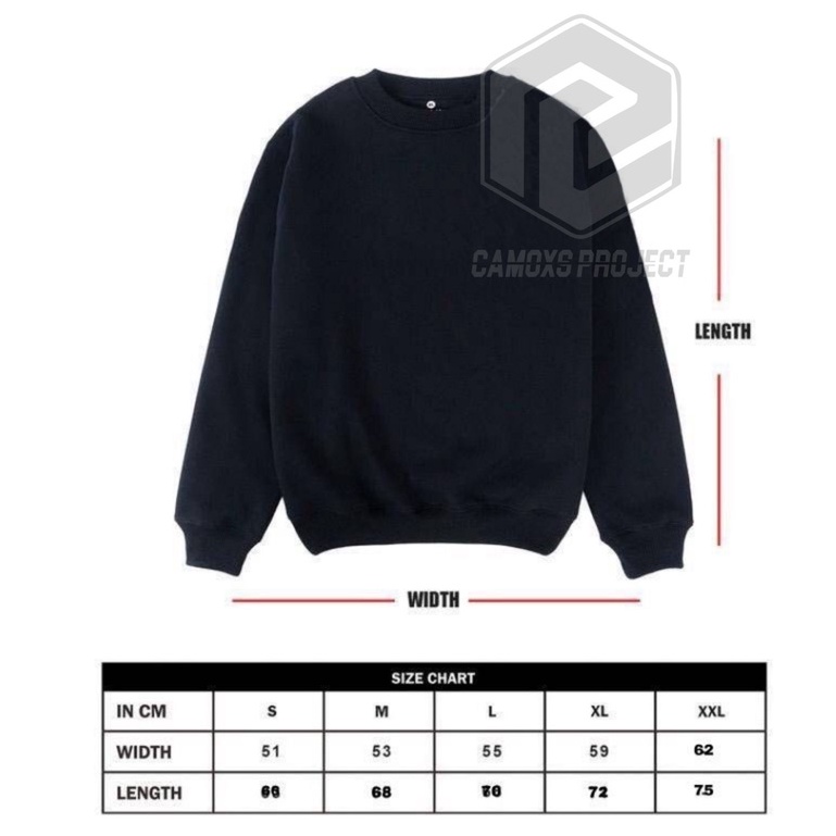 Sweater Pria Distro Terlaris Crewneck Putih List Japan Suiter Cowok Cewek Jumbo Switer Krunek Oversize Kekinian Sweatshirt Brand Local Kota Bandung