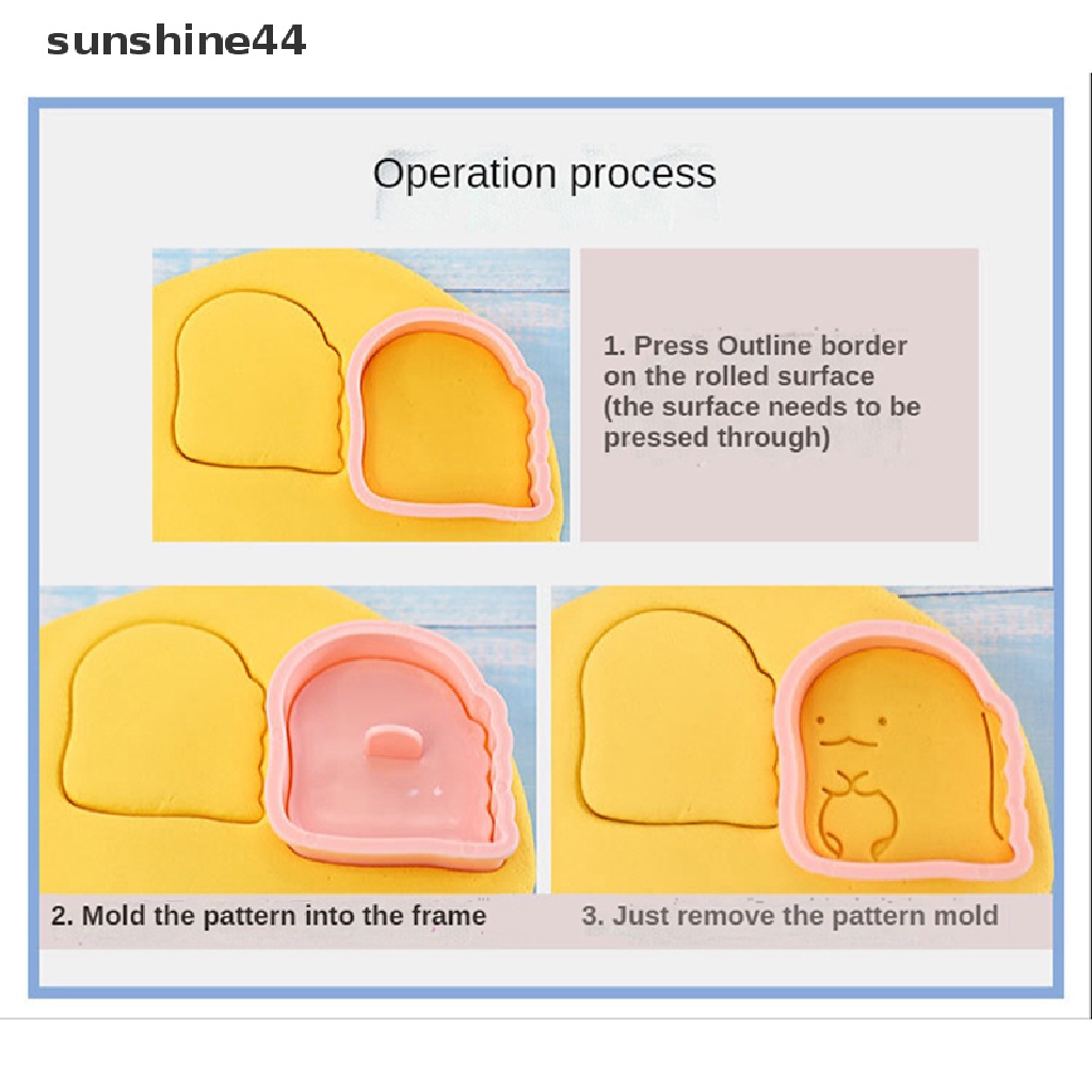 Sunshine 8Pcs / set Cetakan Kue / Biskuit Bentuk Bio Untuk Dekorasi DIY