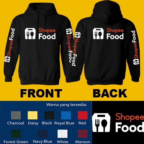 HOODIE COTTON COMBED 30'S SHOPPE FOOD