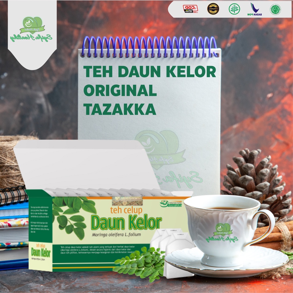 

Obat Pegel Linu dan Nyeri Sendi Teh DAUN KELOR Tazakka isi 20 Kantung Teh Celup ORIGINAL BPOM