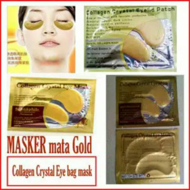 1 Eye Mask Collagen Masker Penghilang Mata Panda Kelopak Mata Hitam Hilang