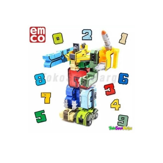 Emco pocket morpher full set angka 0 1 2 3 4 5 6 7 8 9 Emco