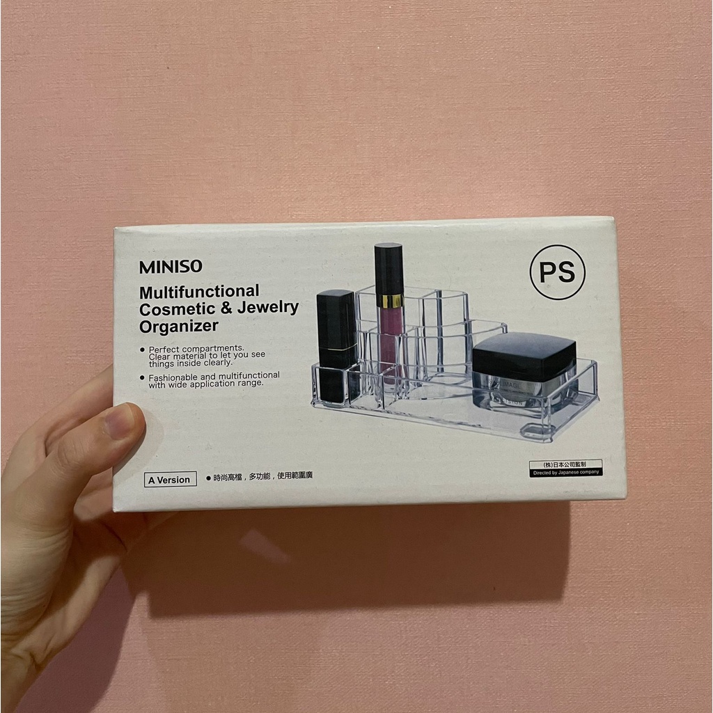 MINISO Multifunctional Cosmetic & Jewelry Organizer A Version. Rak Akrilik MINISO