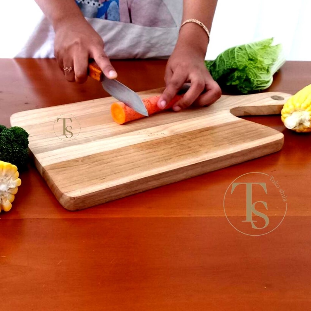 TALENAN KAYU JATI ANEKA MODEL CUTTING BOARD PREMIUM