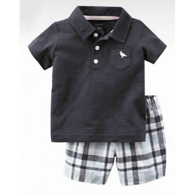 Setelan baju anak laki-laki import