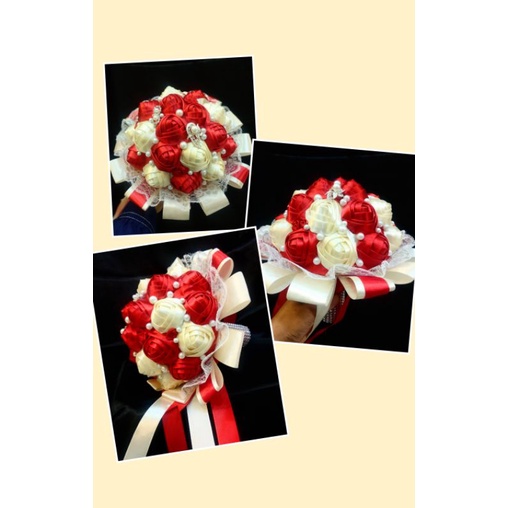 BUNGA TANGAN PENGANTIN PITA SATIN/HAND BUKET WEDDING