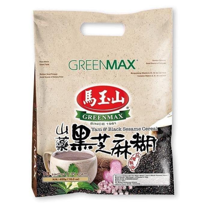 

[BAYAR DI TEMPAT] GREENMAX YAM & BLACK SESAME CEREAL SEREAL UBI UNGU DAN WIJEN HITAM {CUCI GUDANG