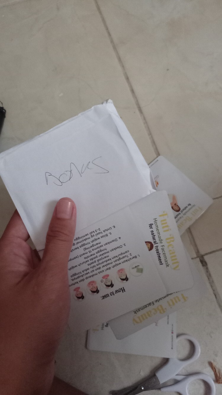 Cetak Kemasan Sachet Masker / Bungkus Makanan Desain Custom