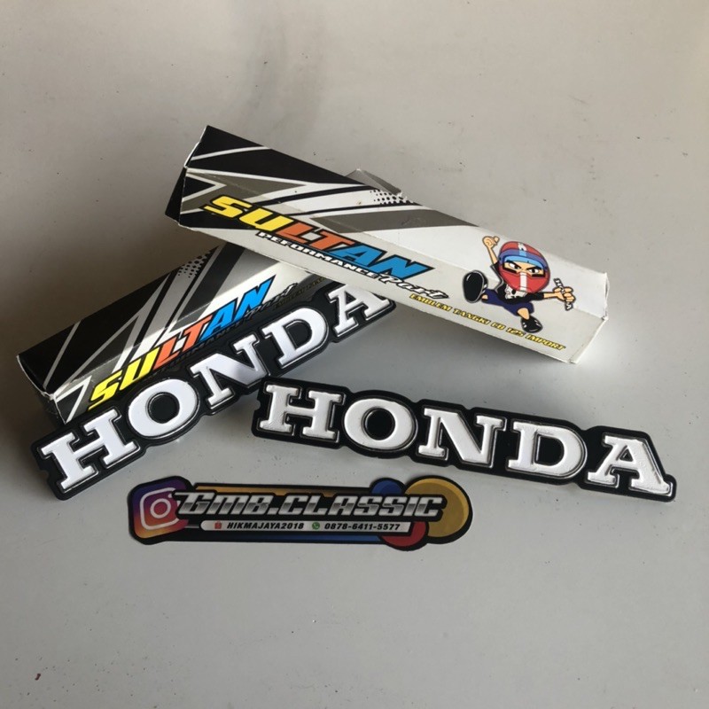 emblem cb125 sultan part emblem Honda cb125 sultan part emblem tangki cb125 emblem Honda sultan part