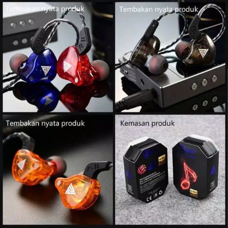 QKZ qkz AK6 hifi headphone headset gaming(100% original qkz ak6)