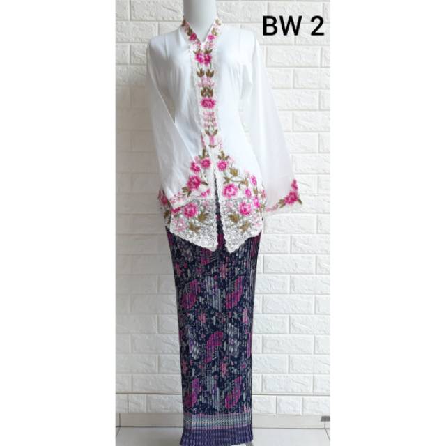 KEBAYA ENCIM/ KEBAYA ENCIM BORDIR WARNA/KEBAYA MODERN/KEBAYA JUMBO/KEBAYA TERBARU 2020 + ROK PLISKET