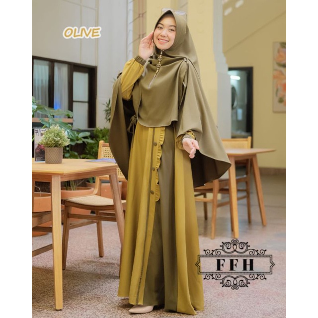 *COD* Dzamira set syar'i ORI by aku karissa,Gamis muslim original