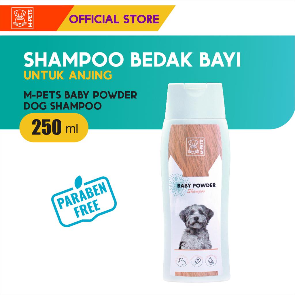 M Pets Baby Powder Dog Shampoo 250 Ml Shampo Bedak Bayi Shopee Indonesia