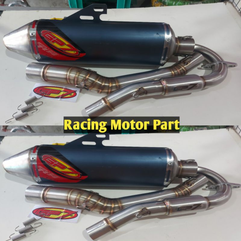 Knalpot GP7 Balistic Rs Buat Motor KLX 150-CRF 150 Original Gp7