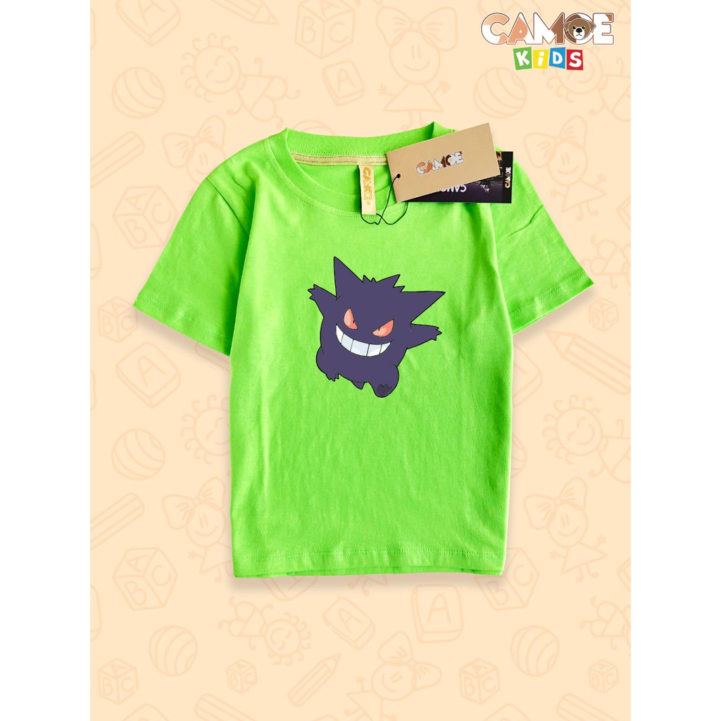 baju kaos anak kids pokemon gengar jepang