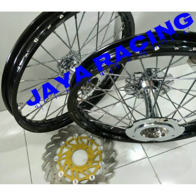 Paketan velg ring 17 ninja 250 fi ninja 250karbu kawasaki rr mono komplit plus stel velg bbs reg