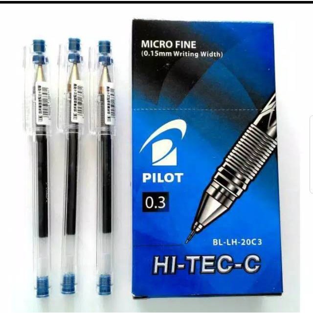 

SJS PILOT HITEC 0.3mm/Pulpen/Pen/Balpen/Ballpoint/Pena/Asli/1 Kotak