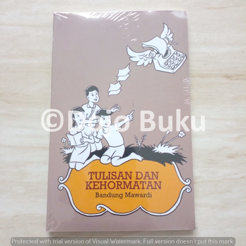 Buku Novel Tulisan dan Kehormatan by Bandung Mawardi