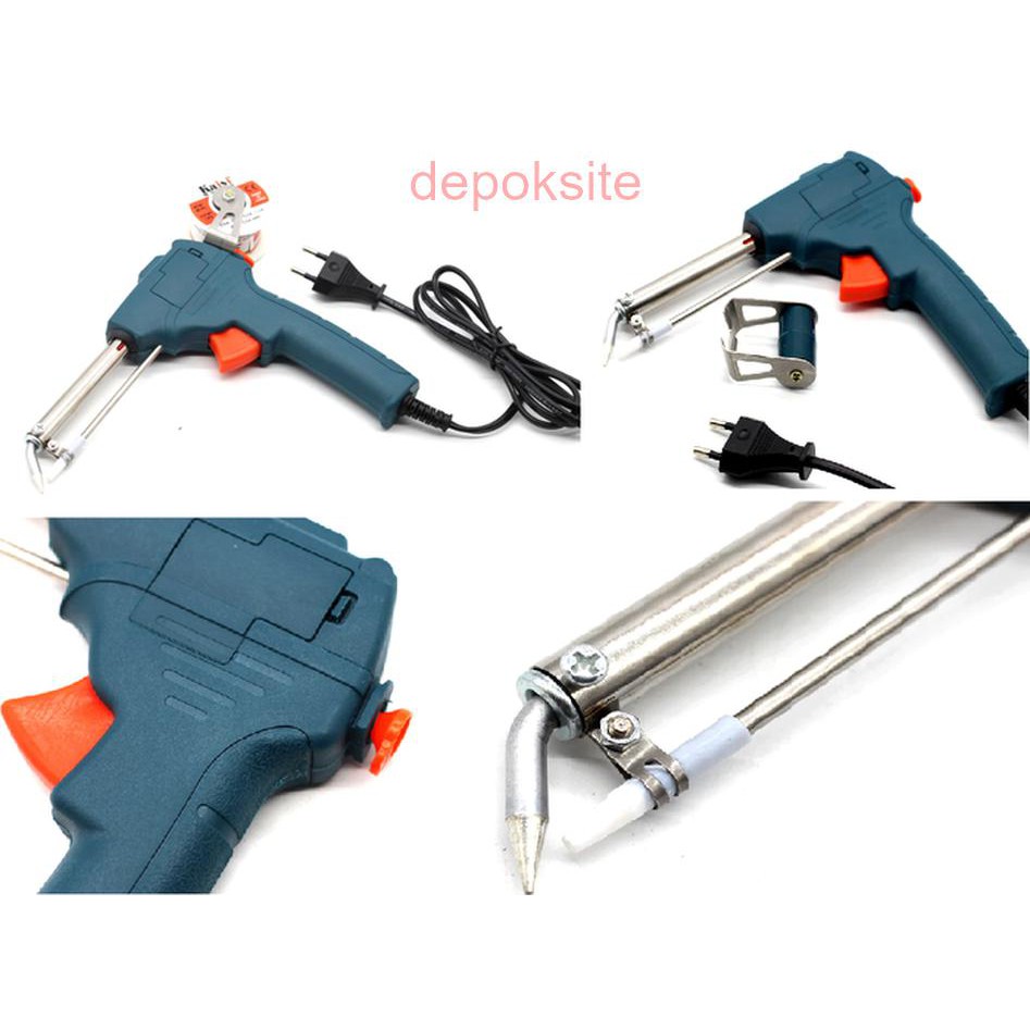 Solder Gun Dengan Pengumpan Timah 60w Welding Auto Feeding Gun Solder