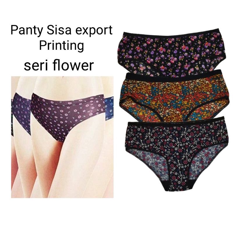[CELANA DALAM] PANTY SERI FLOWER PRINTING