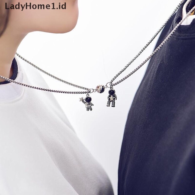 Kalung Couple Magnet Astronout // Kalung pasangan