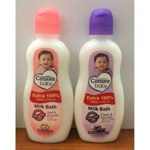 Cussons Baby Milk Bath 100ml / sabun mandi bayi