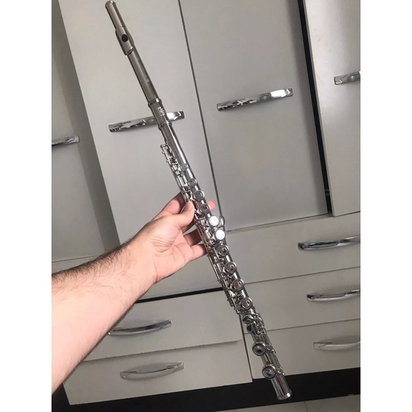MORESKY Western Flute Silver Plated Cupronickel Plated Flute High Quality