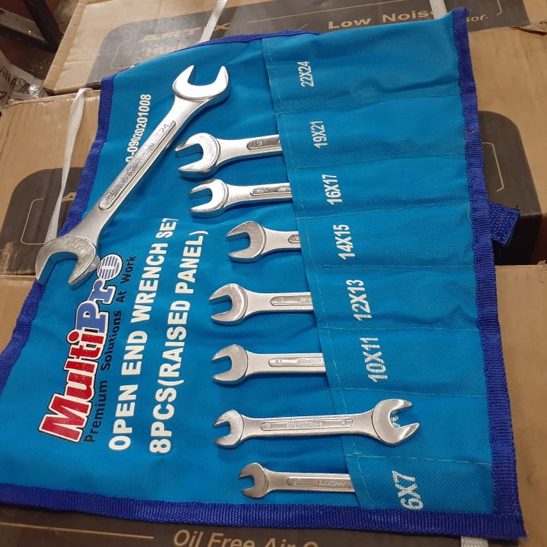 Kunci ring pas set 8pcs MULTIPRO double open end wrench set