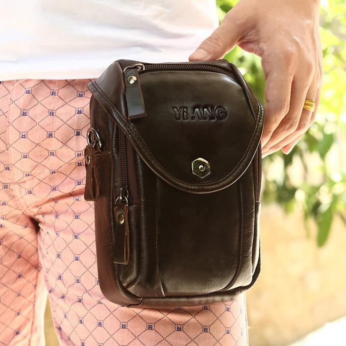 Yiang Dompet Bahan Kulit Asli Untuk Pria Sintashop45