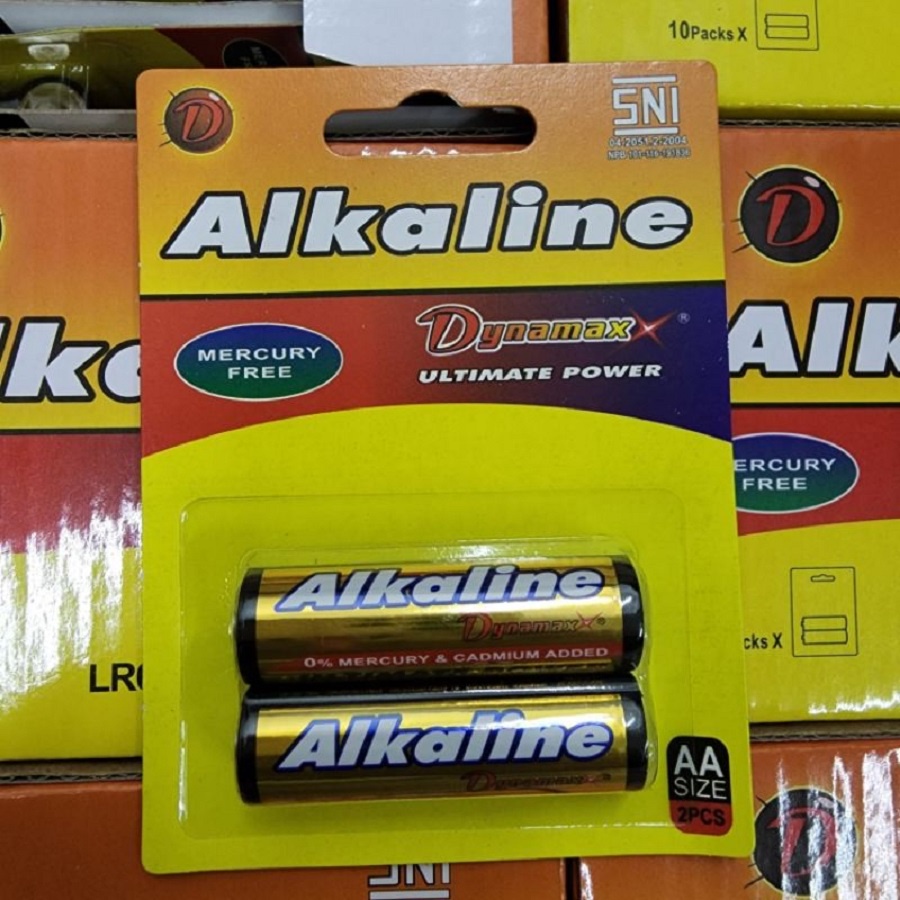 Baterai Batrai Alkaline Dynamax A3 AAA Batery 1.5V Anti Bocor