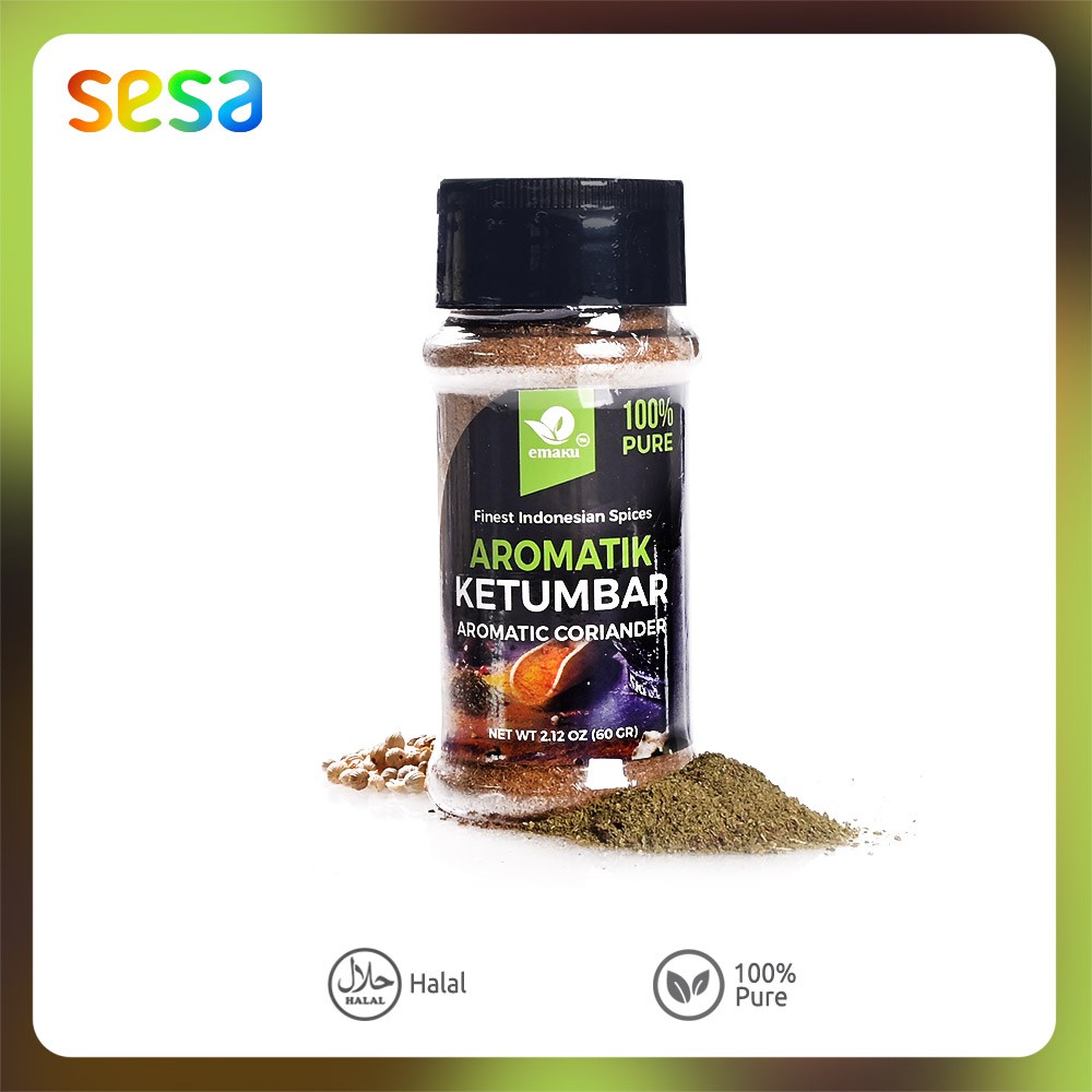 

EMAKU Ketumbar Coriander Powder 60gr - Bumnbu Dapur