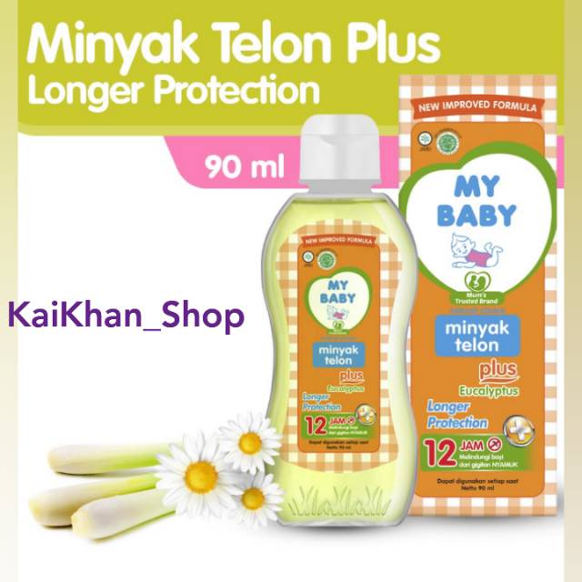 MY BABY Minyak Telon Plus Longer Protection - 60ml / 90ml
