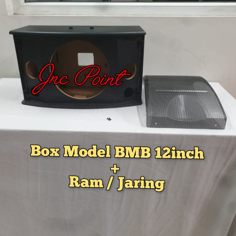 BOX SPEAKER 12 INCH MODEL BMB + RAM JARING  BOX KOSONG MODEL BMB 12INCH