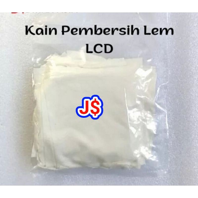 KAIN PEMBERSIH LEM LCD TOUCHSCREEN CESING SEMUA JENIS HP HANDFON PERSATU BIJI