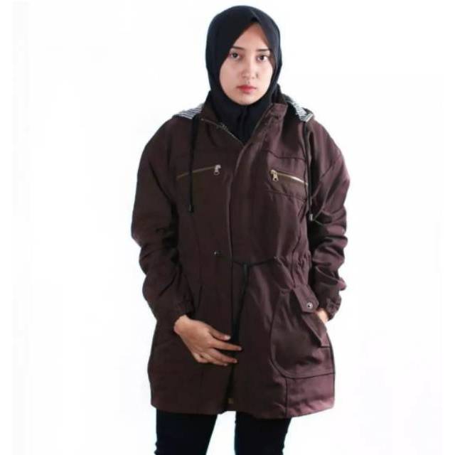 Cabi Store Jaket Parka Wanita  Canvas Premium Jumbo 