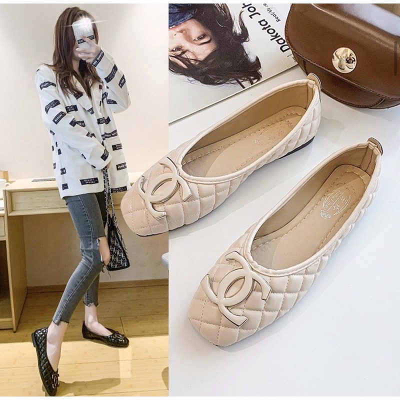 flatshoes wanita 20216 import realpict