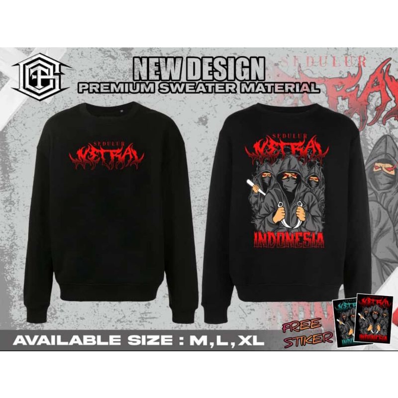 SWEATER SEDULUR NETRAL INDONESIA SWEATER NETRAL CREWNECK SEDULUR NETRAL