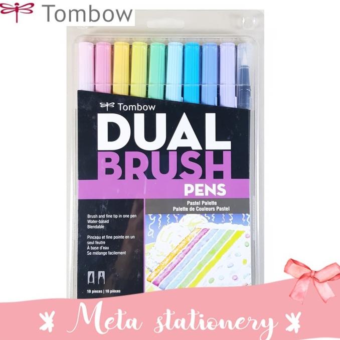 

[[COD]] Dual Brush Pen Tombow Pastel Pallete 1 set HEMAT Kode 858