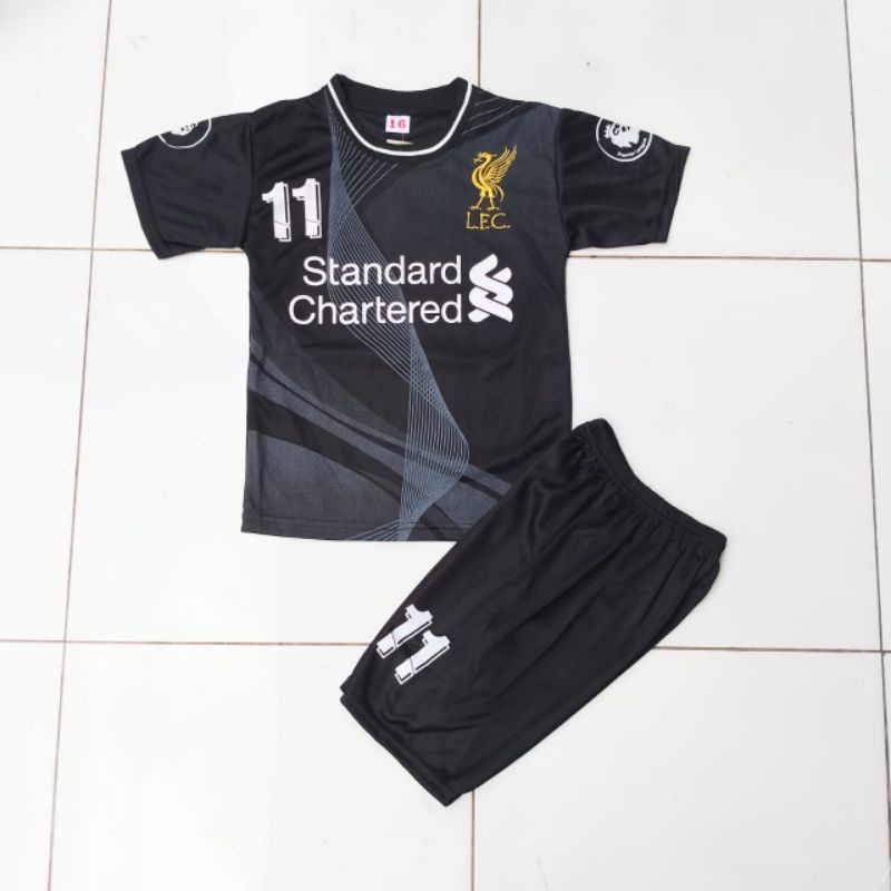 Mulkids. Setelan Baju Bola Liverpull Anak laki 2-13thn Jersey Baju Kaos bola