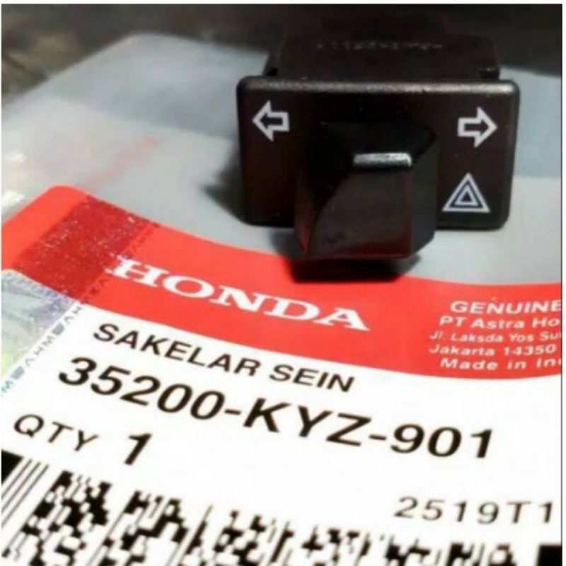 Tombol Saklar Hazard Sen Sein Riting Bahaya Beat Vario Scoopy New