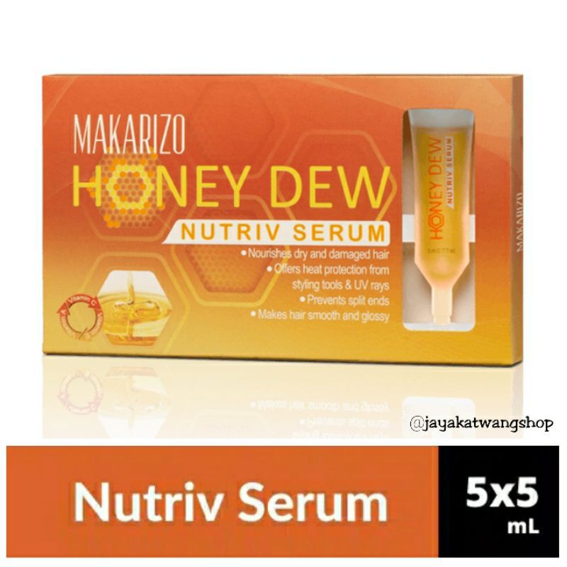 MAKARIZO Honey Dew Nutriv Serum Dusset 5ML x 5 (TANPA BOX) KUNING
