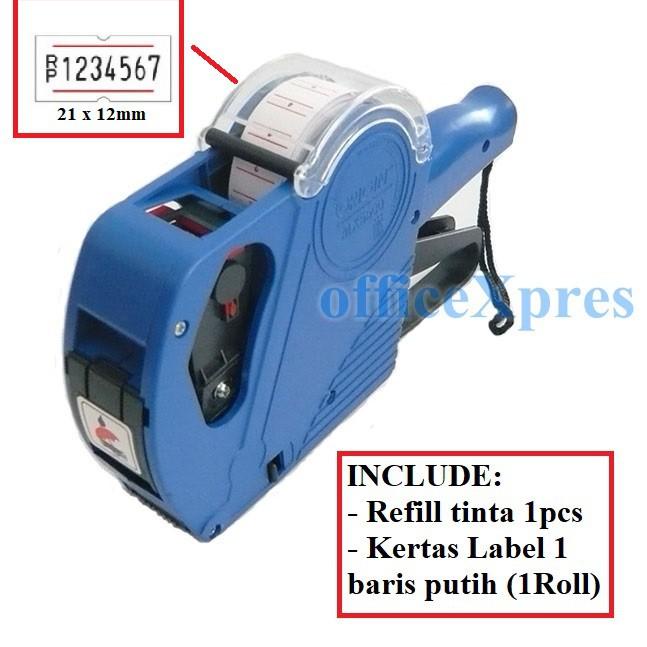 

☛Flash sale}!! Mesin Alat Label Harga / Price label 8 digit /Cover plastik / Label Harga OPL Labelle